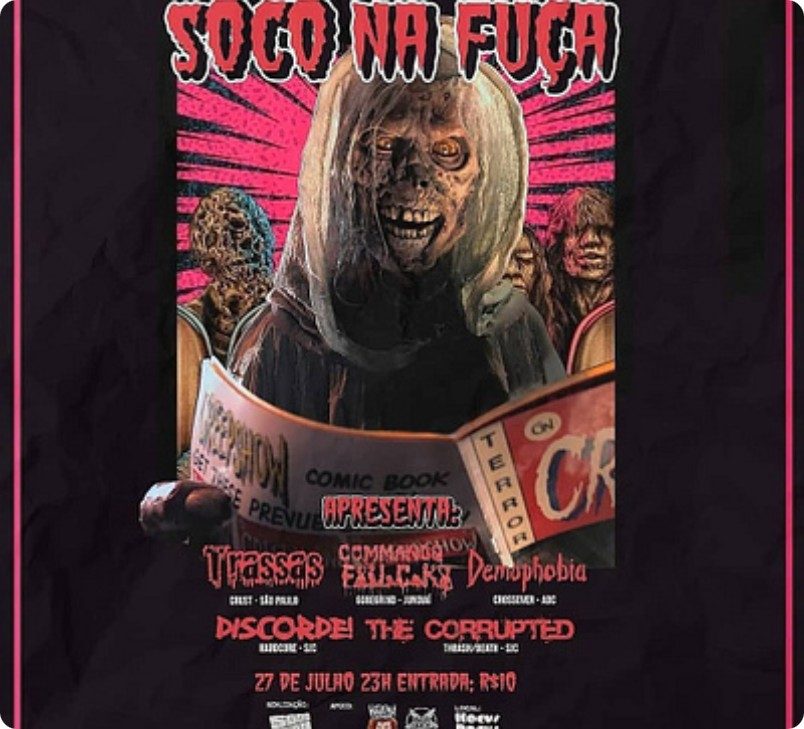 Cartaz Soco na Fuça