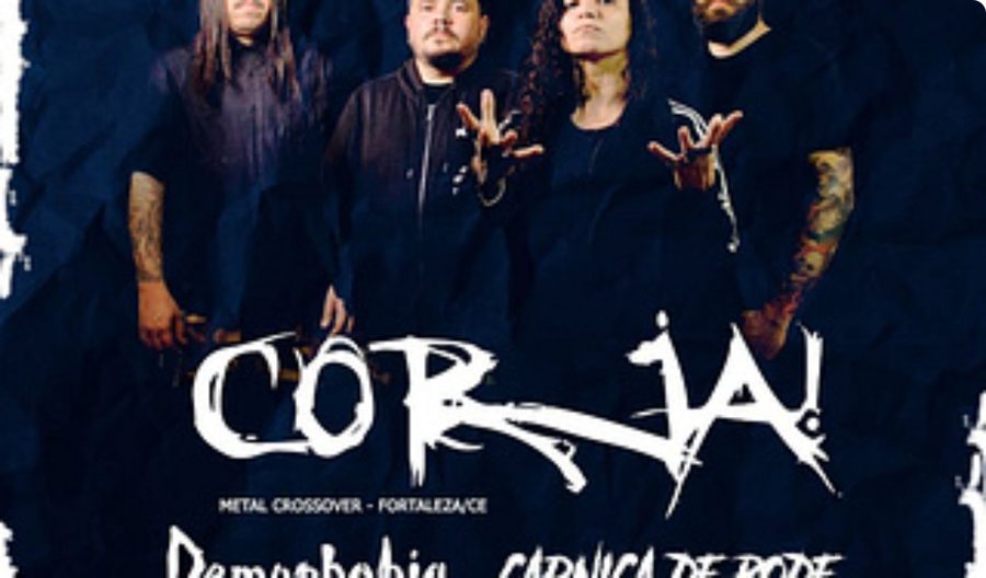 Cartaz da tour da Corja